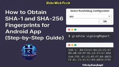 How to Get SHA‑1 & SHA‑256 Fingerprints for Android Apps in 2026 — Updated for Android Studio & Play App Signing